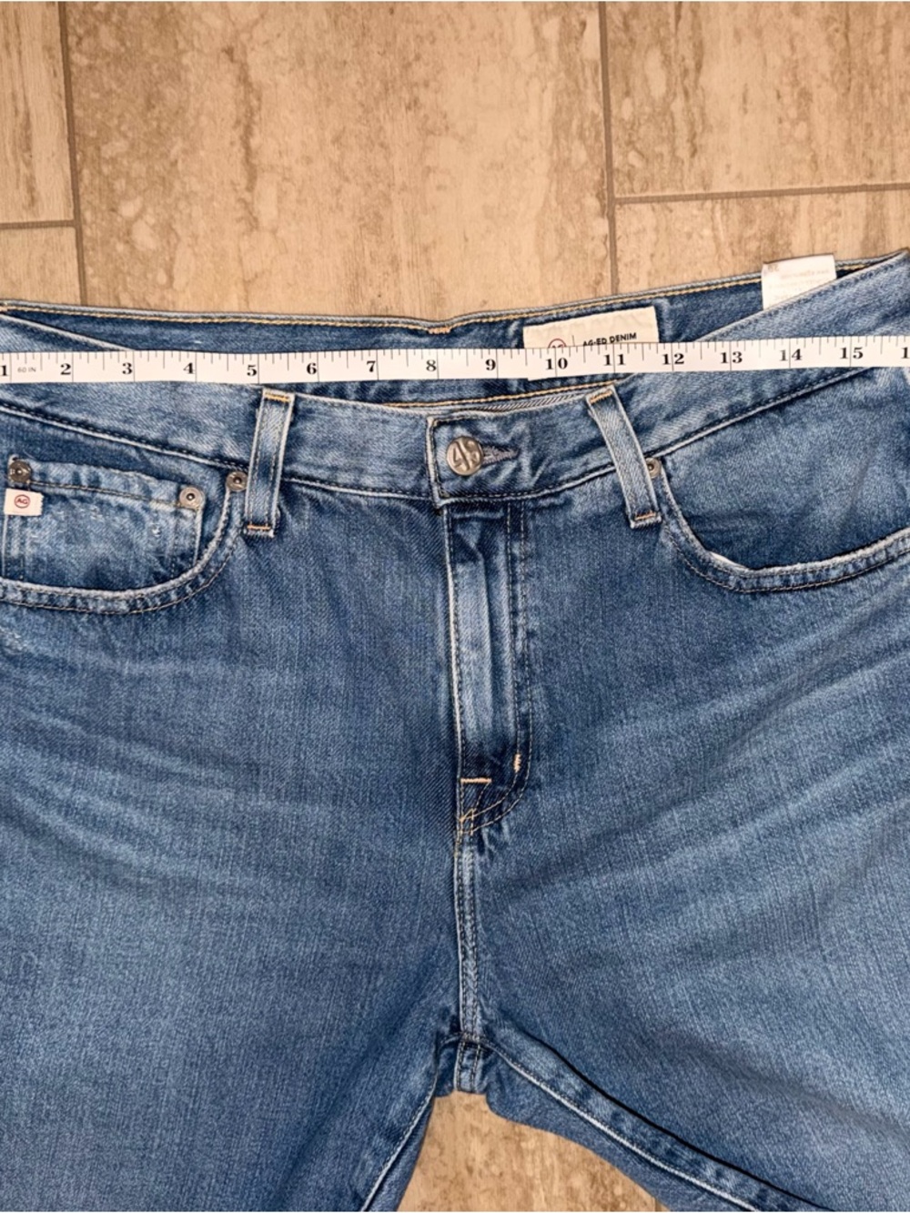 AG-ED Denim Slouchy Slim Ex Boyfriend Jeans Size 29 - Picture 16 of 16